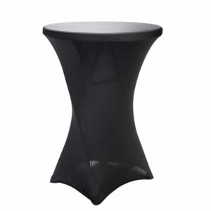 pokrowiec na stolik koktajlowy kolor czarny