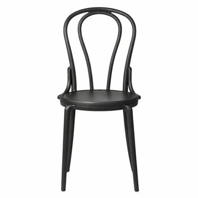 |  Krzesło kuchenne klasyczne rustykalne Vintage – czarne | krzeslaonline.pl