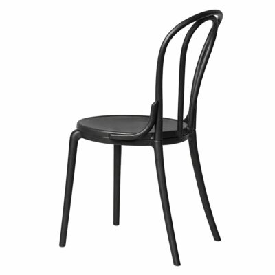 |  Krzesło kuchenne klasyczne rustykalne Vintage – czarne | krzeslaonline.pl