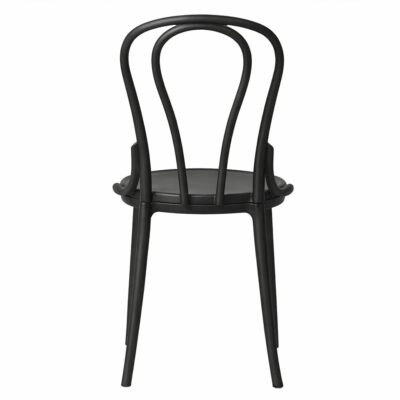 |  Krzesło kuchenne klasyczne rustykalne Vintage – czarne | krzeslaonline.pl