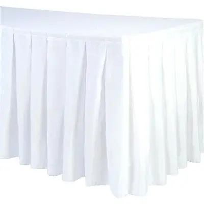 |  Skirting Falbana 565cm na stół bankietowy | krzeslaonline.pl