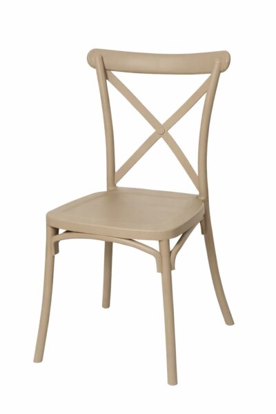 |  Krzesło rustykalne kuchenne Boho – beżowe | krzeslaonline.pl