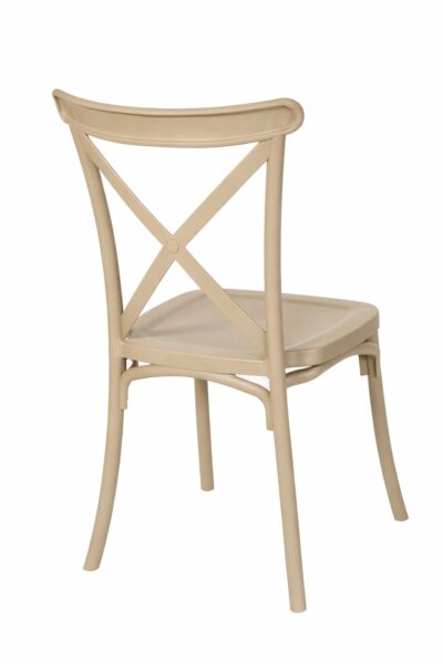 |  Krzesło rustykalne kuchenne Boho – beżowe | krzeslaonline.pl