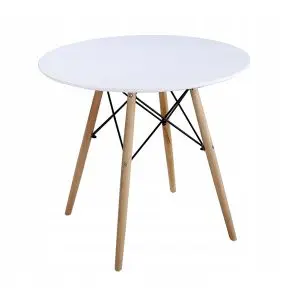 Stół stolik skandynawski Modena biała Dsw Fi60cm