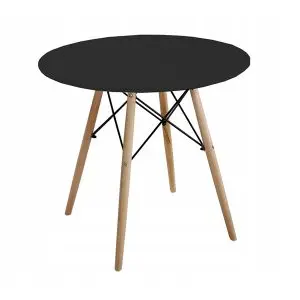 Stół stolik skandynawski Modena czarna Dsw Fi60cm
