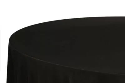 |  Obrus plamoodporny Fi320cm na stół bankietowy czarny | krzeslaonline.pl