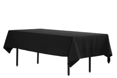 |  Obrus plamoodporny czarny 280x170cm na stół bankietowy | krzeslaonline.pl