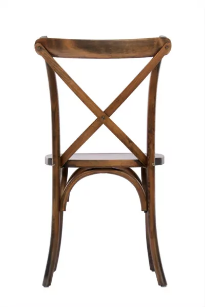 |  Krzesło rustykalne Boho drewniane – naturalny ciemny | krzeslaonline.pl
