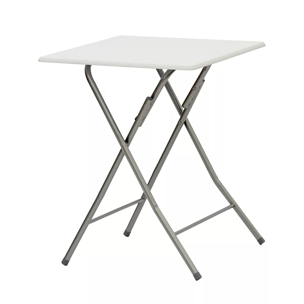 Stolik turystyczny ogrodowy składany 60x60cm biały | krzeslaonline.pl | Stolik turystyczny ogrodowy składany 60x60cm biały | krzeslaonline.pl