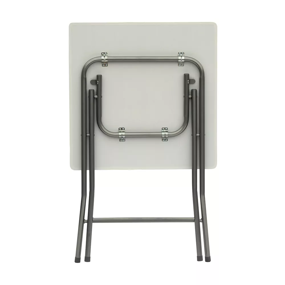 Stolik turystyczny ogrodowy składany 60x60cm biały | krzeslaonline.pl | Stolik turystyczny ogrodowy składany 60x60cm biały | krzeslaonline.pl