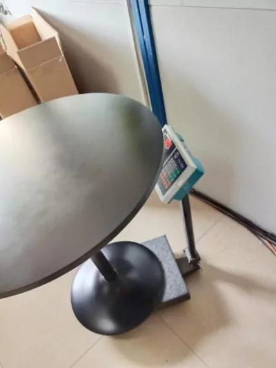 |  Stół kawiarniany regulowany barowy czarny Fi70cm | krzeslaonline.pl