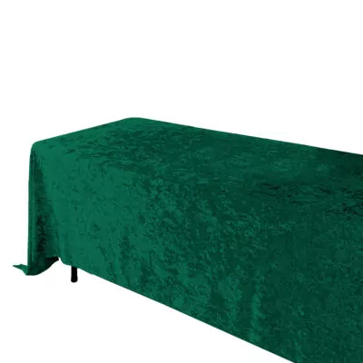 |  Obrus prostokątny aksamitny 280x160cm Velvet zielony | krzeslaonline.pl