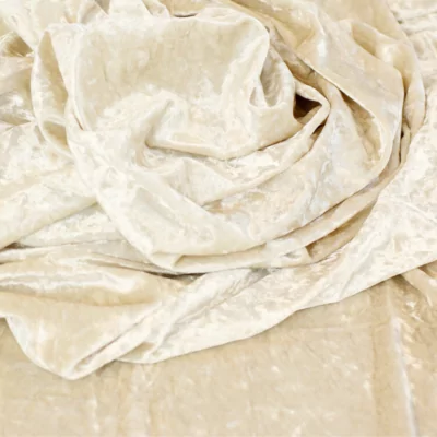 |  Obrus prostokątny aksamitny 280x160cm Velvet beżowy | krzeslaonline.pl