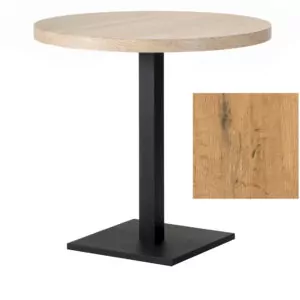 Stolik kawiarniany ARP179 - okrągły Fi68cm, dąb lancelot