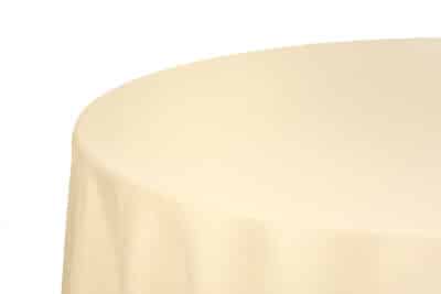 |  Obrus beżowy plamoodporny, na stół okrągły Fi 320 | krzeslaonline.pl