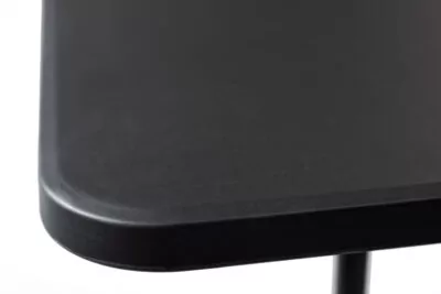 |  Zestaw cateringowy ogrodowy czarny – stół 200x90cm + 6 krzeseł | krzeslaonline.pl