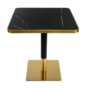 |  Stolik kawiarniany barowy ARP608 – kwadratowy, 70x70cm czarny | krzeslaonline.pl
