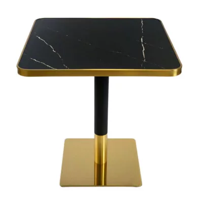 |  Stolik kawiarniany barowy ARP608 – kwadratowy, 70x70cm czarny | krzeslaonline.pl