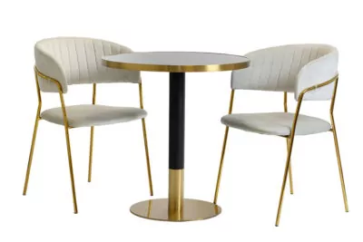 |  Stolik kawiarniany barowy ARP609 – okrągły, Fi70cm czarny | krzeslaonline.pl