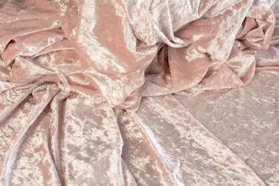 |  Obrus okrągły aksamitny welurowy Fi340cm Velvet różowy | krzeslaonline.pl