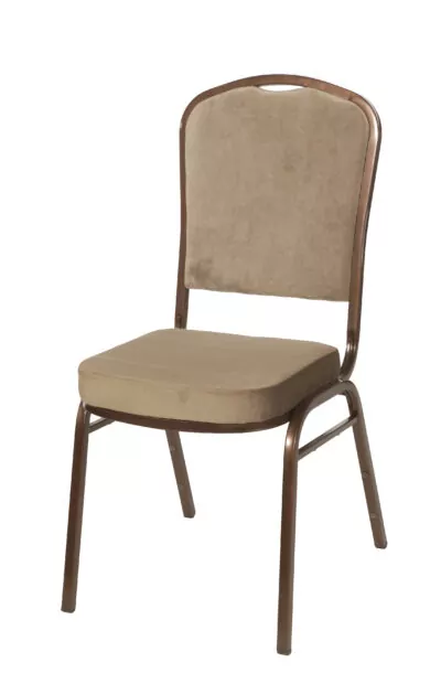 |  Krzesło bankietowe tapicerowane welurowe Velvet 20x20x1,0cm – beżowy | krzeslaonline.pl