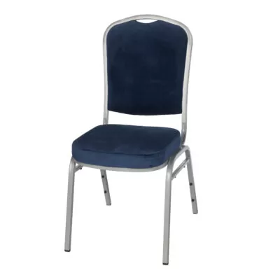 |  Krzesło bankietowe tapicerowane welurowe Velvet 20x20x1,0cm – niebieski | krzeslaonline.pl