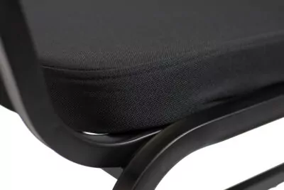 |  Krzesło bankietowe Luxus Dark 25x25x1.2 czarny gładki | krzeslaonline.pl
