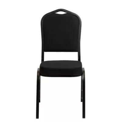 |  Krzesło bankietowe Luxus Dark 25x25x1.2 czarny gładki | krzeslaonline.pl