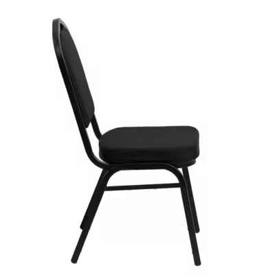 |  Krzesło bankietowe Luxus Dark 25x25x1.2 czarny gładki | krzeslaonline.pl