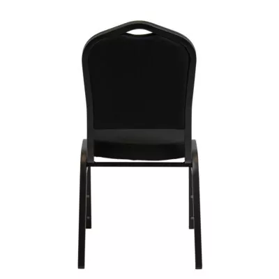 |  Krzesło bankietowe Luxus Dark 25x25x1.2 czarny gładki | krzeslaonline.pl