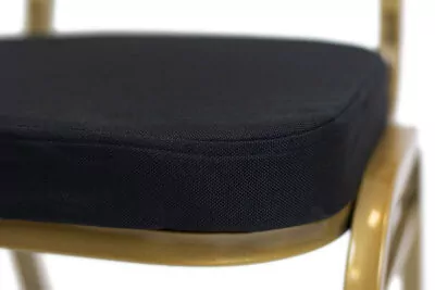 |  Krzesło bankietowe Rzym 25x25x1,2cm czarny gładki | krzeslaonline.pl