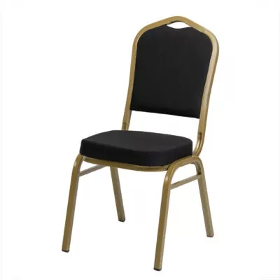|  Krzesło bankietowe Rzym 25x25x1,2cm czarny gładki | krzeslaonline.pl