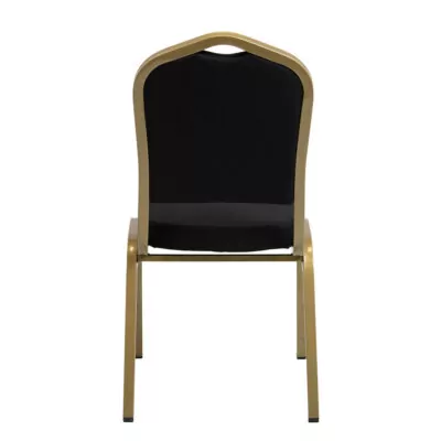 |  Krzesło bankietowe Rzym 25x25x1,2cm czarny gładki | krzeslaonline.pl