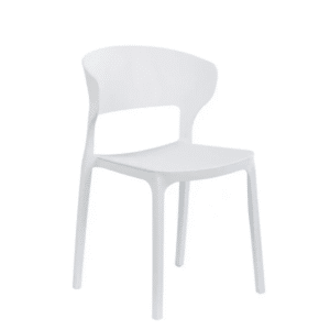 Krzesło kawiarniane restauracyjne Bejot białe
