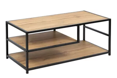 |  Stolik kawowy prostokątny loftowy 3 poziomowy 110x55cm ława do jadalni | krzeslaonline.pl