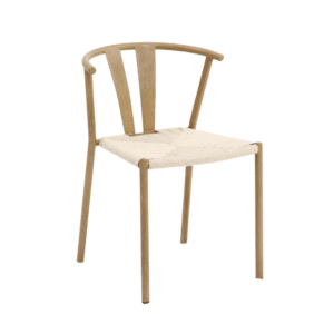 Krzesło bankietowe kawiarniane plecione Comfort kolor naturalny