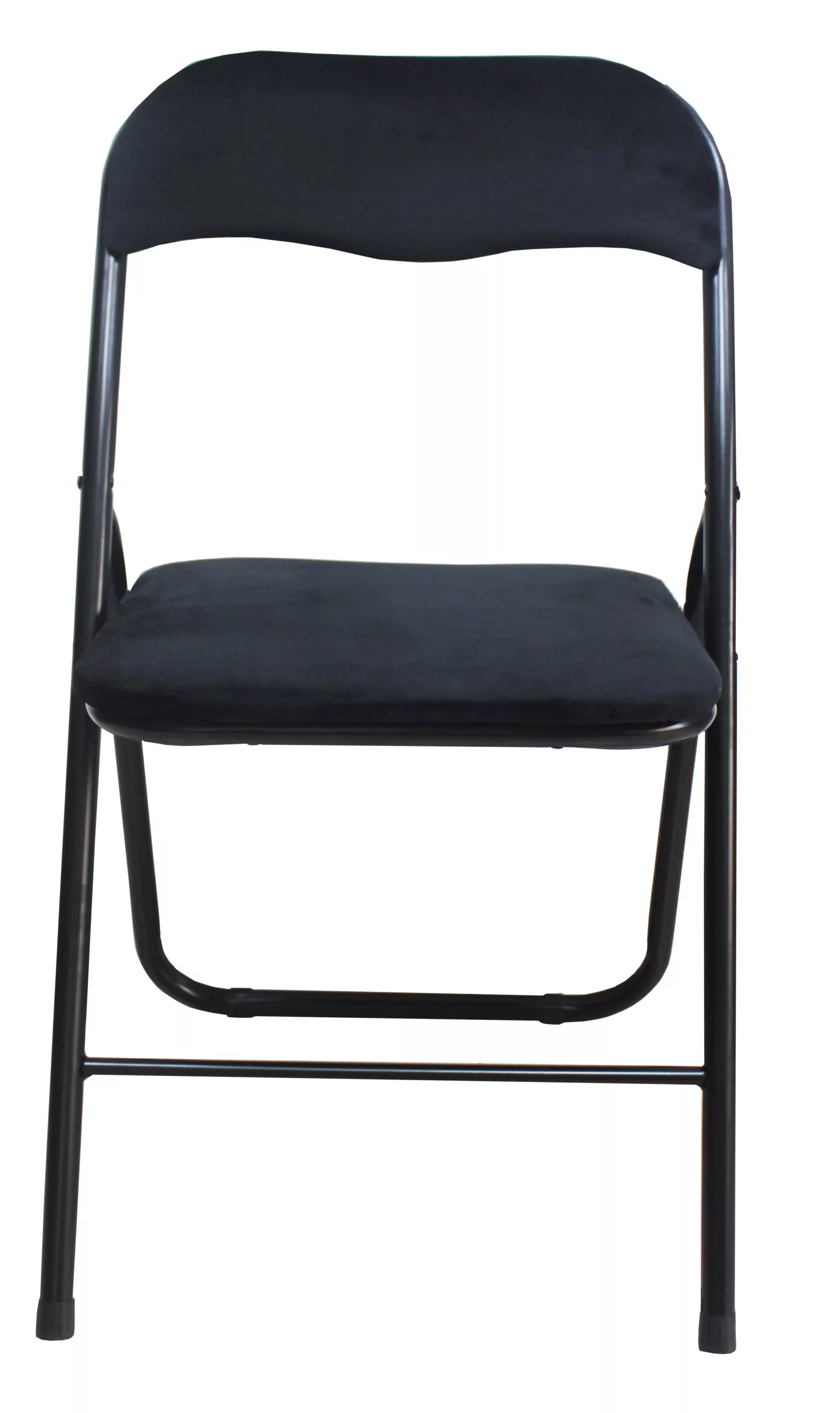 Krzesło składane biurowe ogrodowe welurowe czarne | krzeslaonline.pl | Krzesło składane biurowe ogrodowe welurowe czarne | krzeslaonline.pl