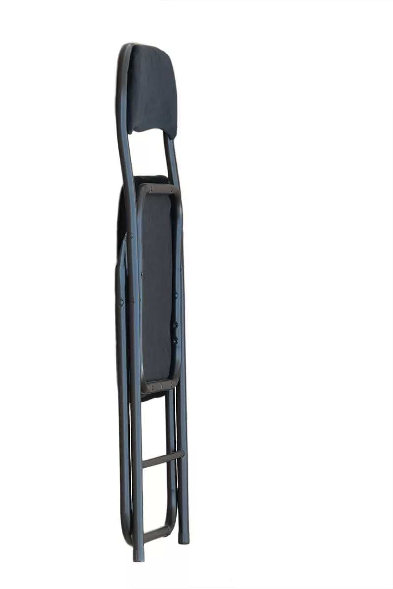 Krzesło składane biurowe ogrodowe welurowe czarne | krzeslaonline.pl | Krzesło składane biurowe ogrodowe welurowe czarne | krzeslaonline.pl