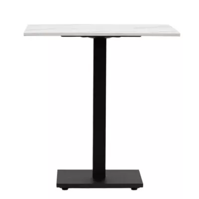 |  Stolik kawiarniany kawowy ogrodowy biały 70x70cm masa marmurowa | krzeslaonline.pl