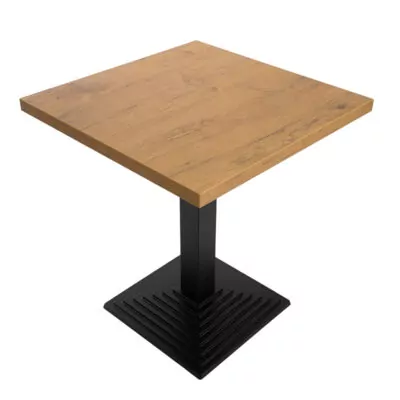 |  Stół kawiarniany kawowy barowy ARP250 80x80x3,6cm dąb lancelot | krzeslaonline.pl
