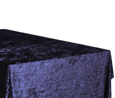 |  Obrus prostokątny aksamitny 280x160cm Velvet granatowy |