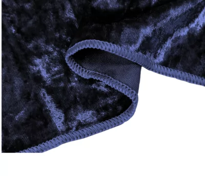 |  Obrus prostokątny aksamitny 280x160cm Velvet granatowy |