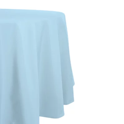 |  Obrus plamoodporny Fi320cm na stół bankietowy błękitny |