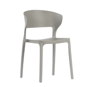 Krzesło kawiarniane restauracyjne kuchenne Bejot szare