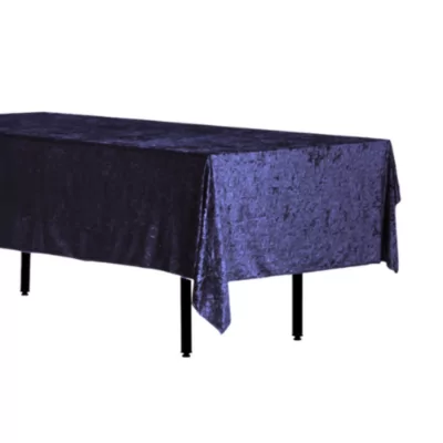 |  Obrus prostokątny aksamitny 280x160cm Velvet granatowy |