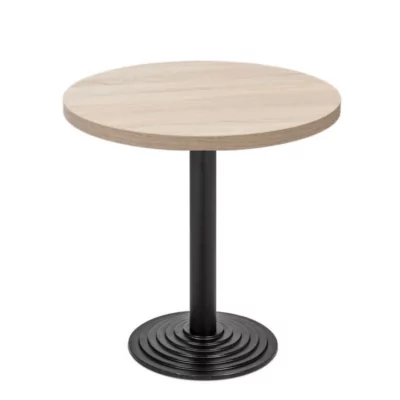 |  Stolik kawiarniany ARP0610 – okrągły Fi68cm, dąb sonoma | krzeslaonline.pl
