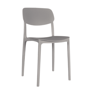 Krzesło kawiarniane restauracyjne Linea szare