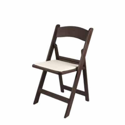 |  Krzesło weselne amerykańskie składane – imitacja drewna | krzeslaonline.pl