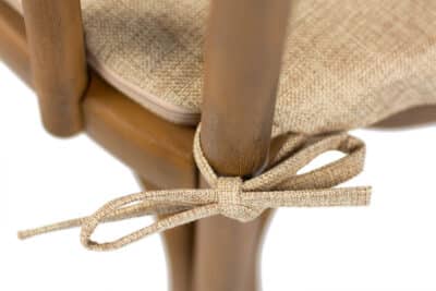 |  Krzesło kuchenne klasyczne rustykalne Vintage – Imitacja drewna + poduszka | krzeslaonline.pl