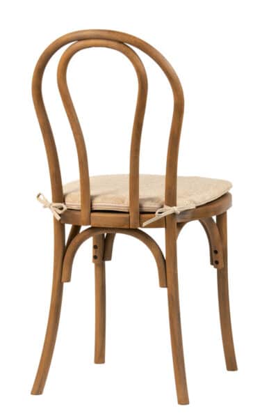 |  Krzesło kuchenne klasyczne rustykalne Vintage – Imitacja drewna + poduszka | krzeslaonline.pl